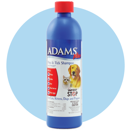 Adams Plus Flea & Tick Shampoo with Precor