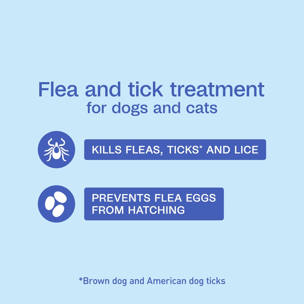 Flea and trick treatment for dogs and cats