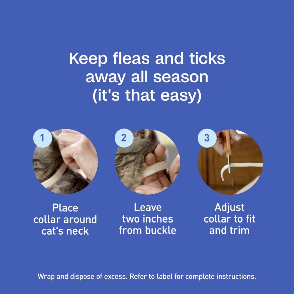 Keep fleas and ticks away all season, it is that easy