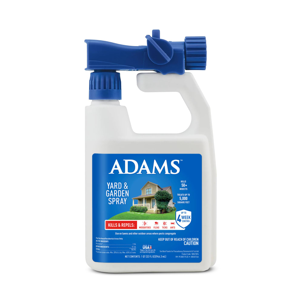 Retail packaging for ADAMS Yard & Garden Spray