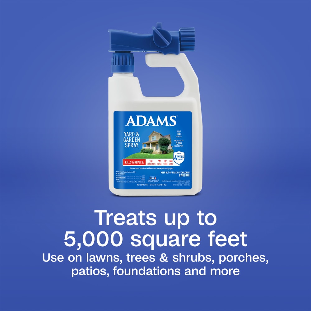 Treats up to 5000 square feet  use on lawns, trees & shrubs