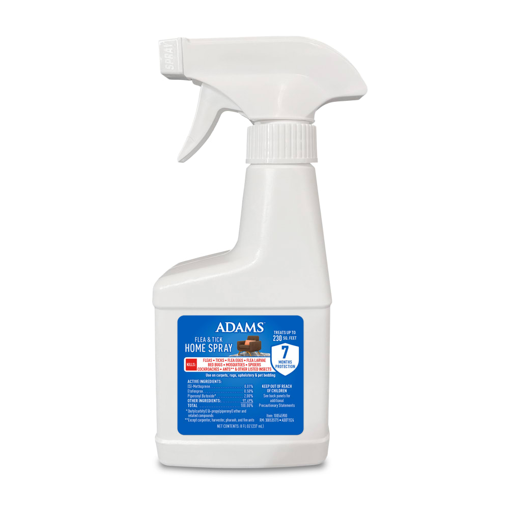 Retail packaging for adams flea and tick home spray