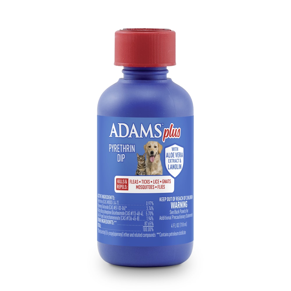Retail packaging for Adams Pyrethrin Dip