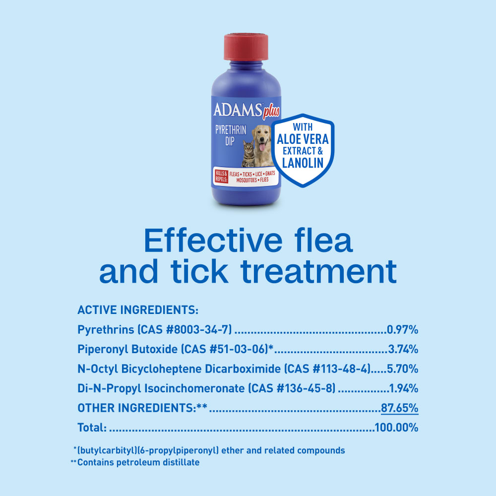 Effective flea and tick treatment